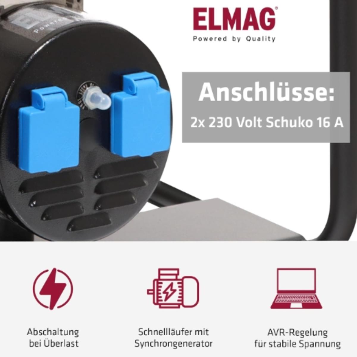 ELMAG Stromerzeuger SEB 4100W-AVR