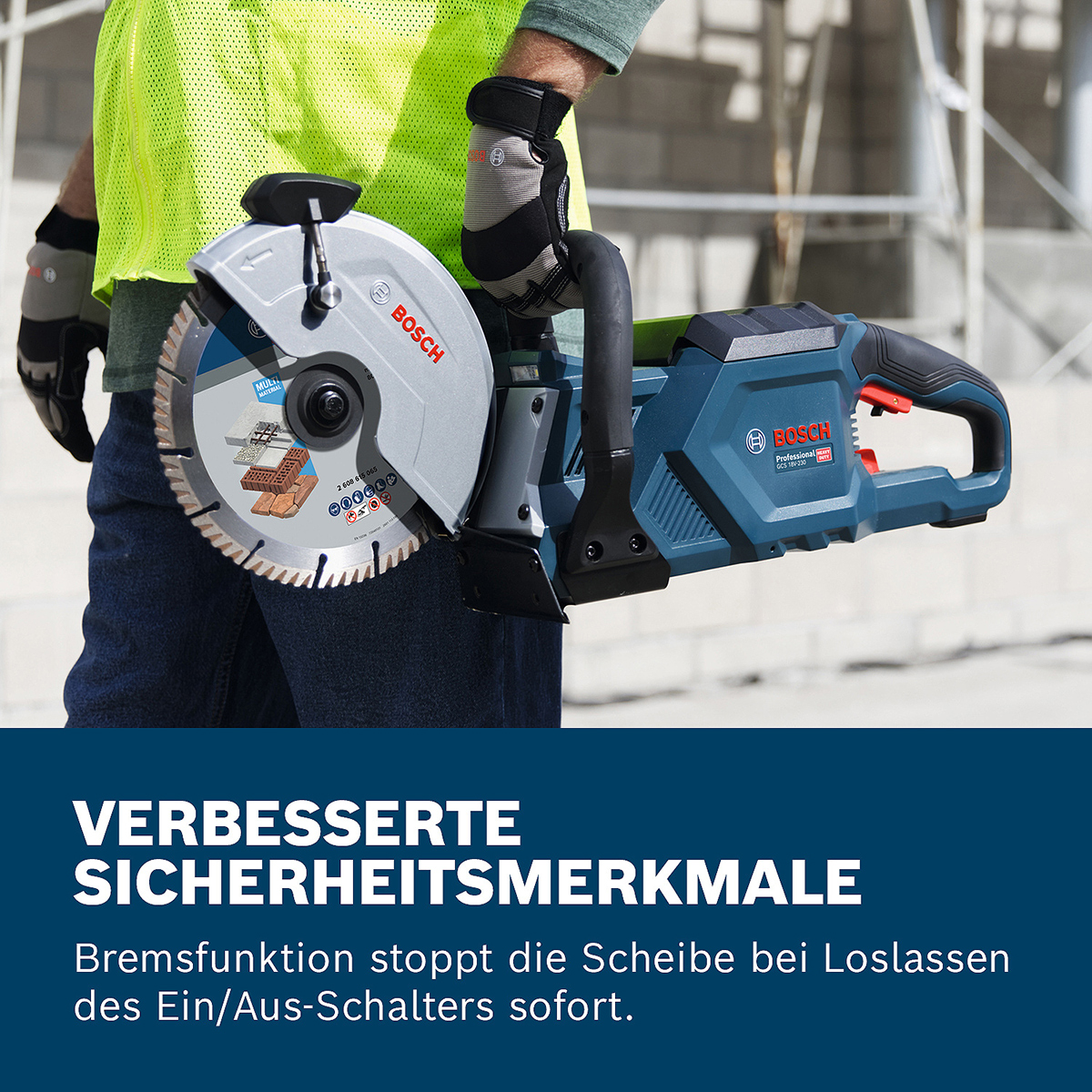 Bosch Akku-rennen und Schleifen GCS 18V-230