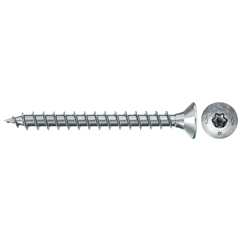 Fischer Spanplattenschraube 3,0x35 PowerFast FPF II CTF BC, Senkkopf, Innenstern TX, Vollgewinde