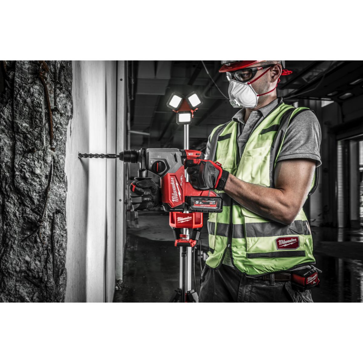 Milwaukee Akku-Kombihammer SDS-Plus M18 FHX-0X