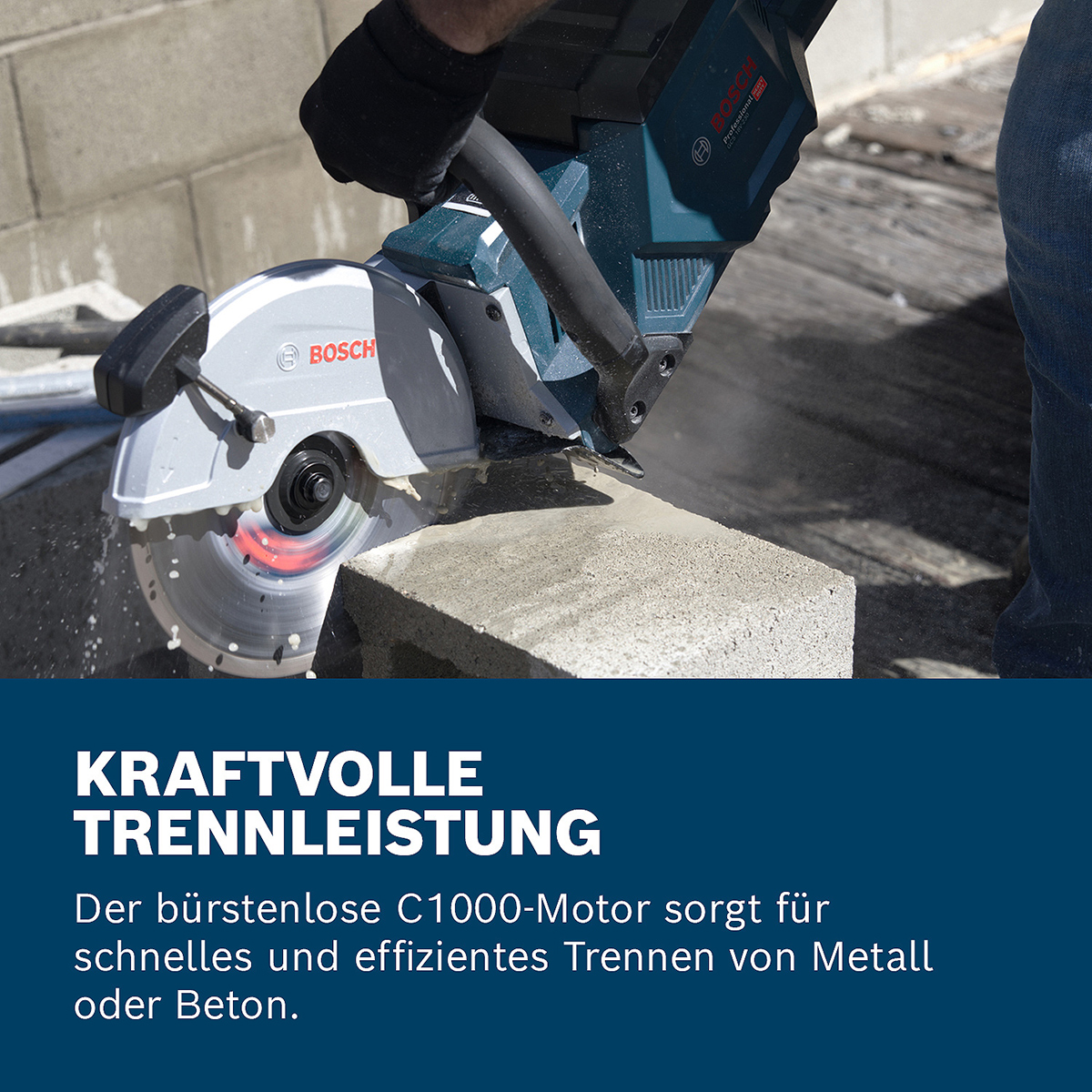 Bosch Akku-rennen und Schleifen GCS 18V-230