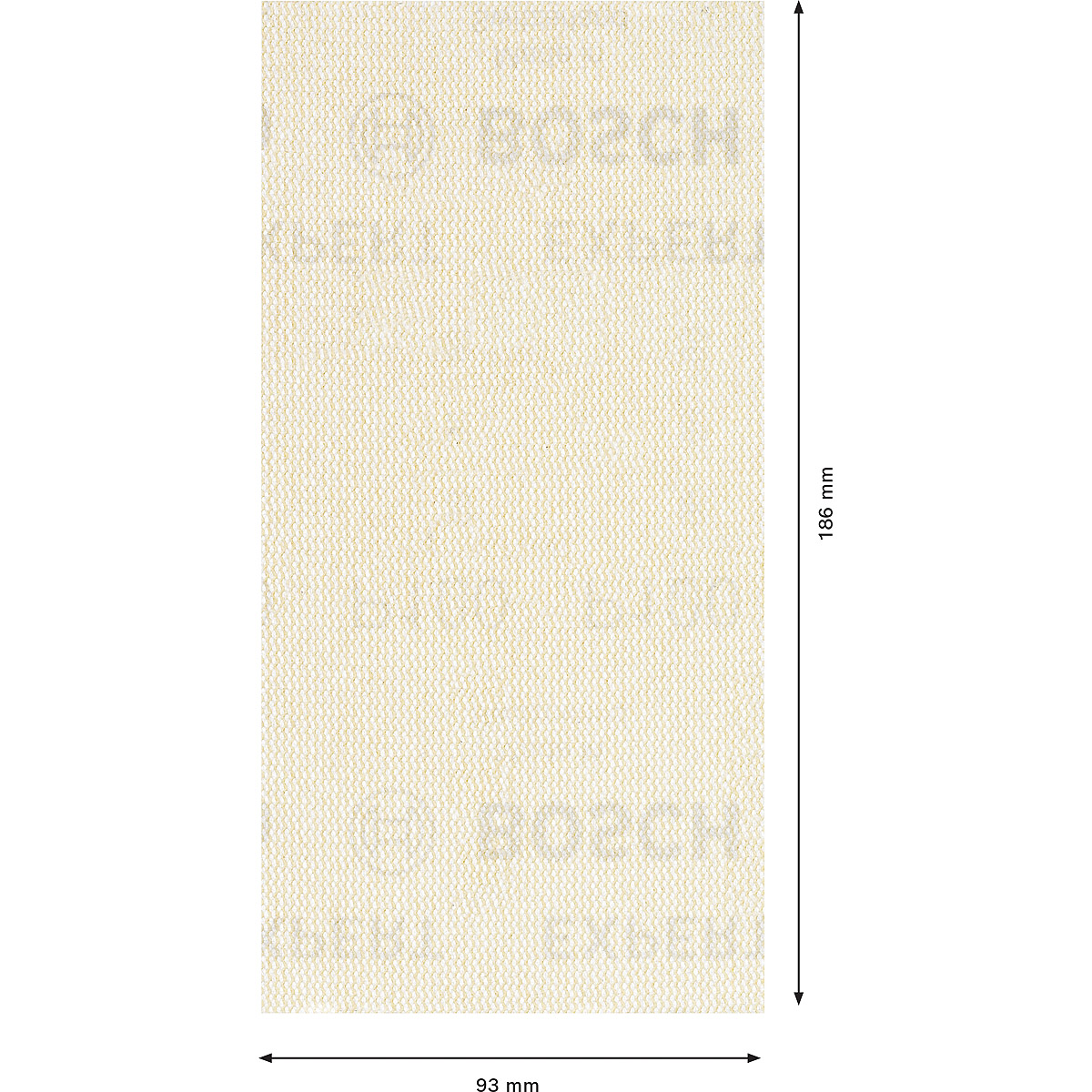 Bosch EXPERT M480 Schleifnetz für Schwingschleifer, 93 x 186mm, 10-tlg., K100