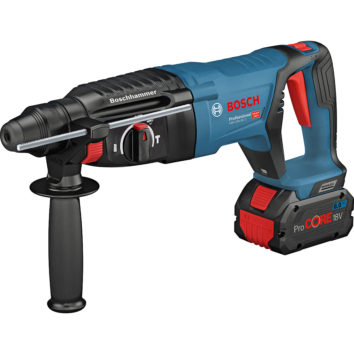 Bosch Akku-Bohrhammer mit SDS plus GBH 18V-26 D, Solo Version