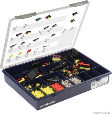 HERTH&BUSS Sortiment, Steckgehäuse, Superseal, 1 bis 6-polig