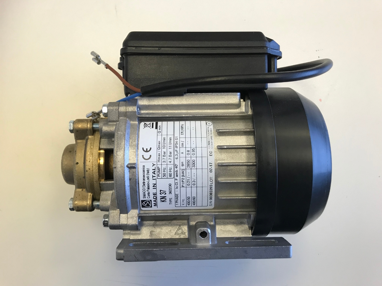 ELMAG Wasserpumpe Simaco KN 37-3, 400V kompl. mit Motor
