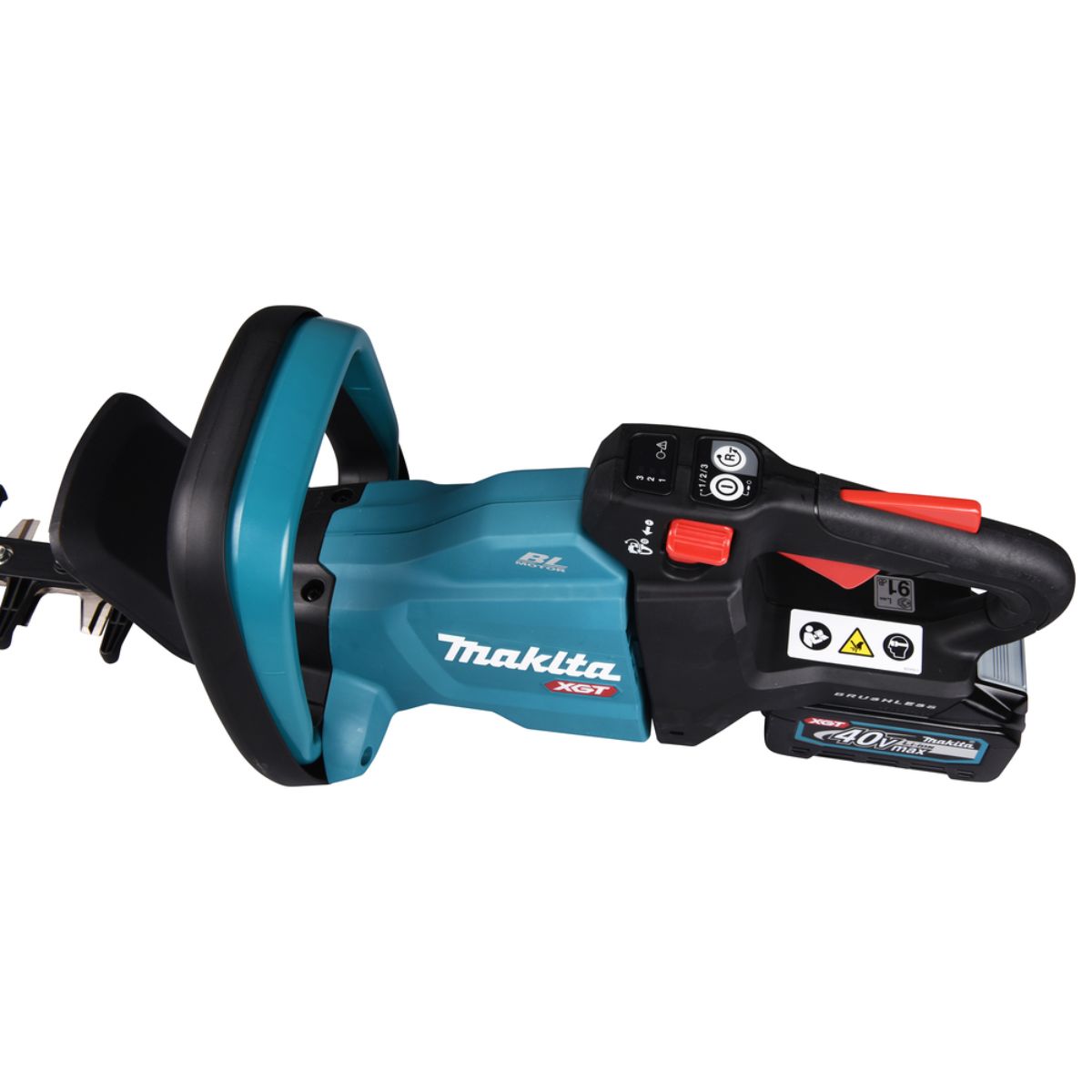 Makita Akku-Heckenschere 60 cm 40V max. / 2,5 Ah, 2 Akkus + Ladegerät UH006GD201