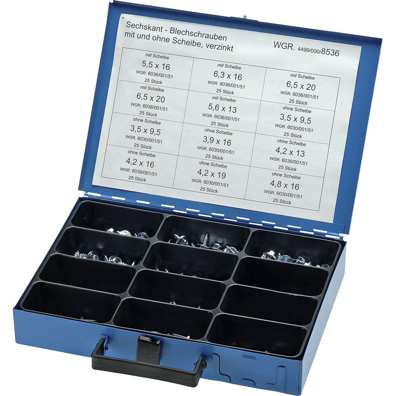 Schrauben Sortiment DIN 7976