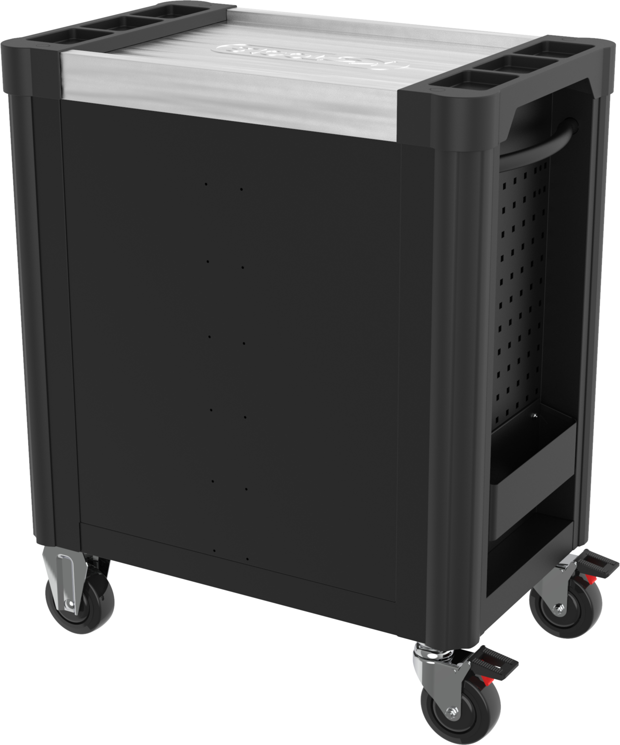 KS Tools PERFORMANCEplus P10 SCHWARZ-ROT Werkstattwagen mit 8 Schubladen