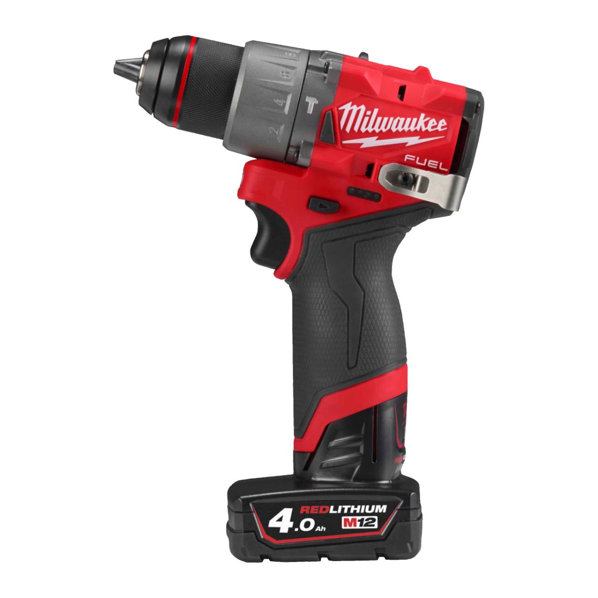Milwaukee FUEL Akku-Kompakt-Schlagbohrschrauber M12FPD2-402X