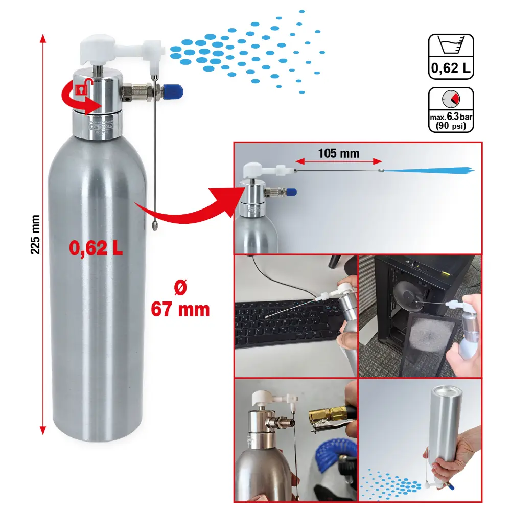 KS TOOLS Drucksprühflasche, 0,62 l