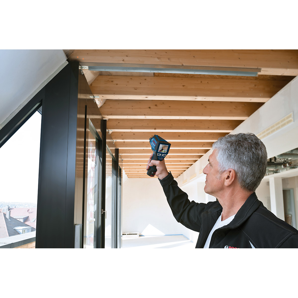 Bosch Thermodetektor GIS 1000 C, mit Akku-Adapter
