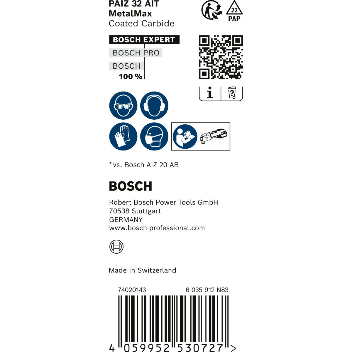 Bosch EXPERT Tauchsägeblatt Metal PAIZ32AIT 1St EXP