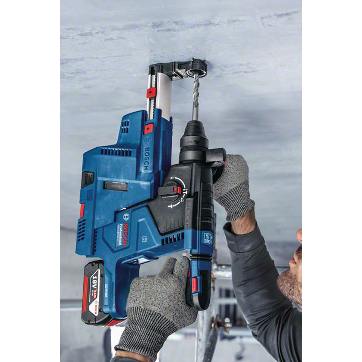 Bosch Akku-Bohrhammer mit SDS plus GBH 18V-24 C mit L-BOXX