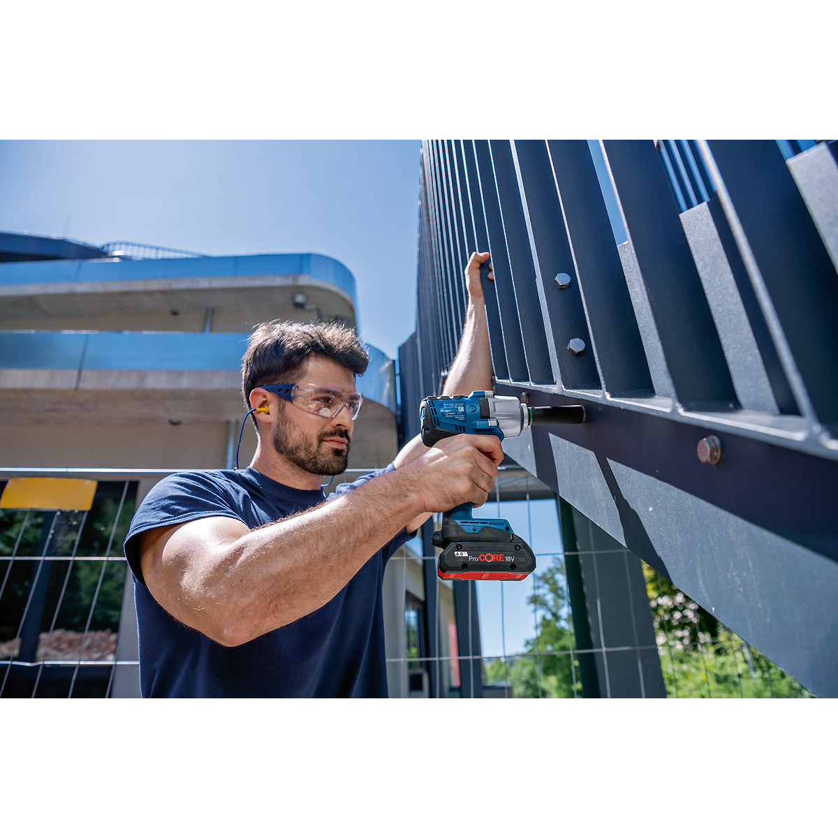 Bosch Akku-Drehschlagschrauber GDS 18V-450 HC, 2 x Akku GBA 18V 5.0Ah, L-BOXX