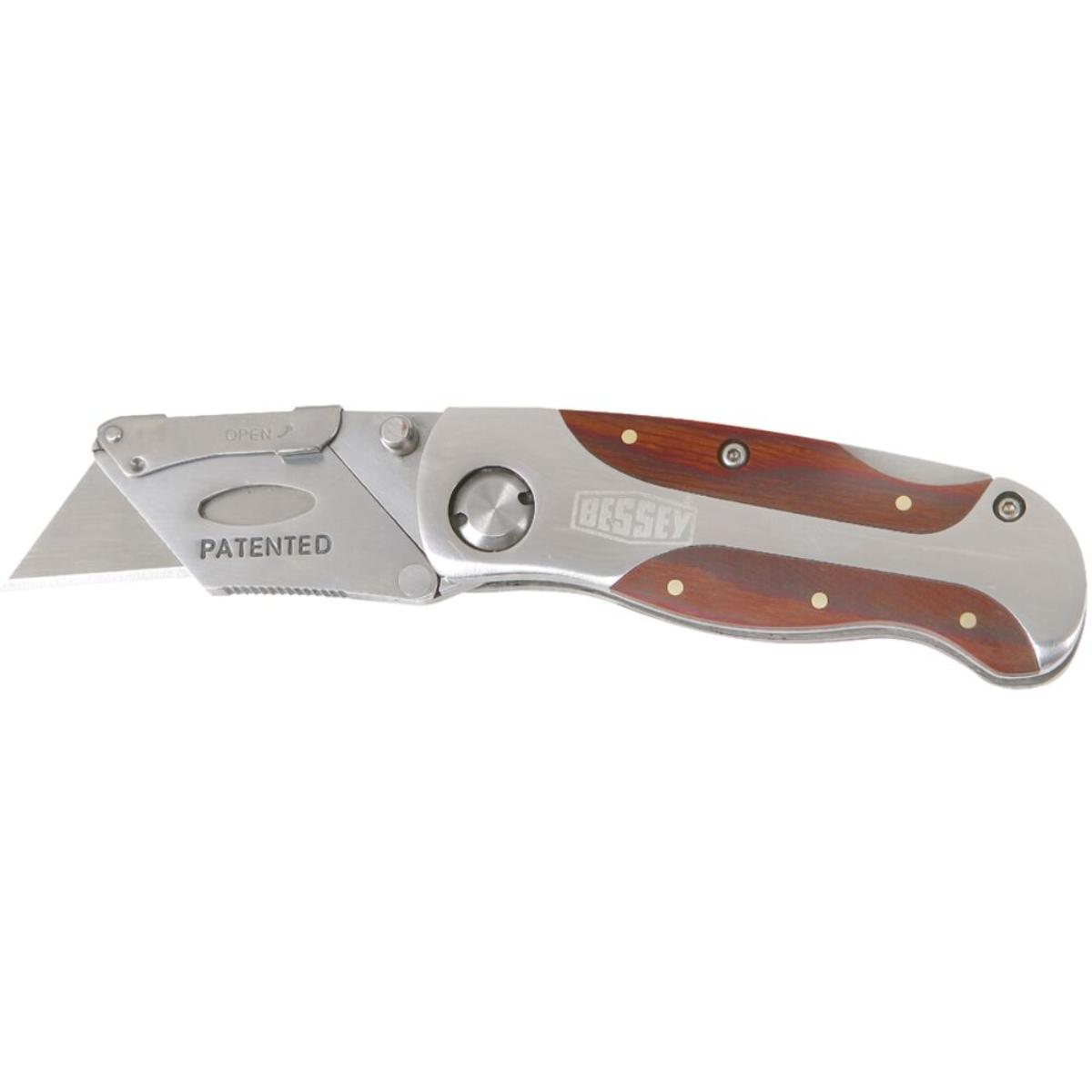 BESSEY Cuttermesser mit Holzgriff