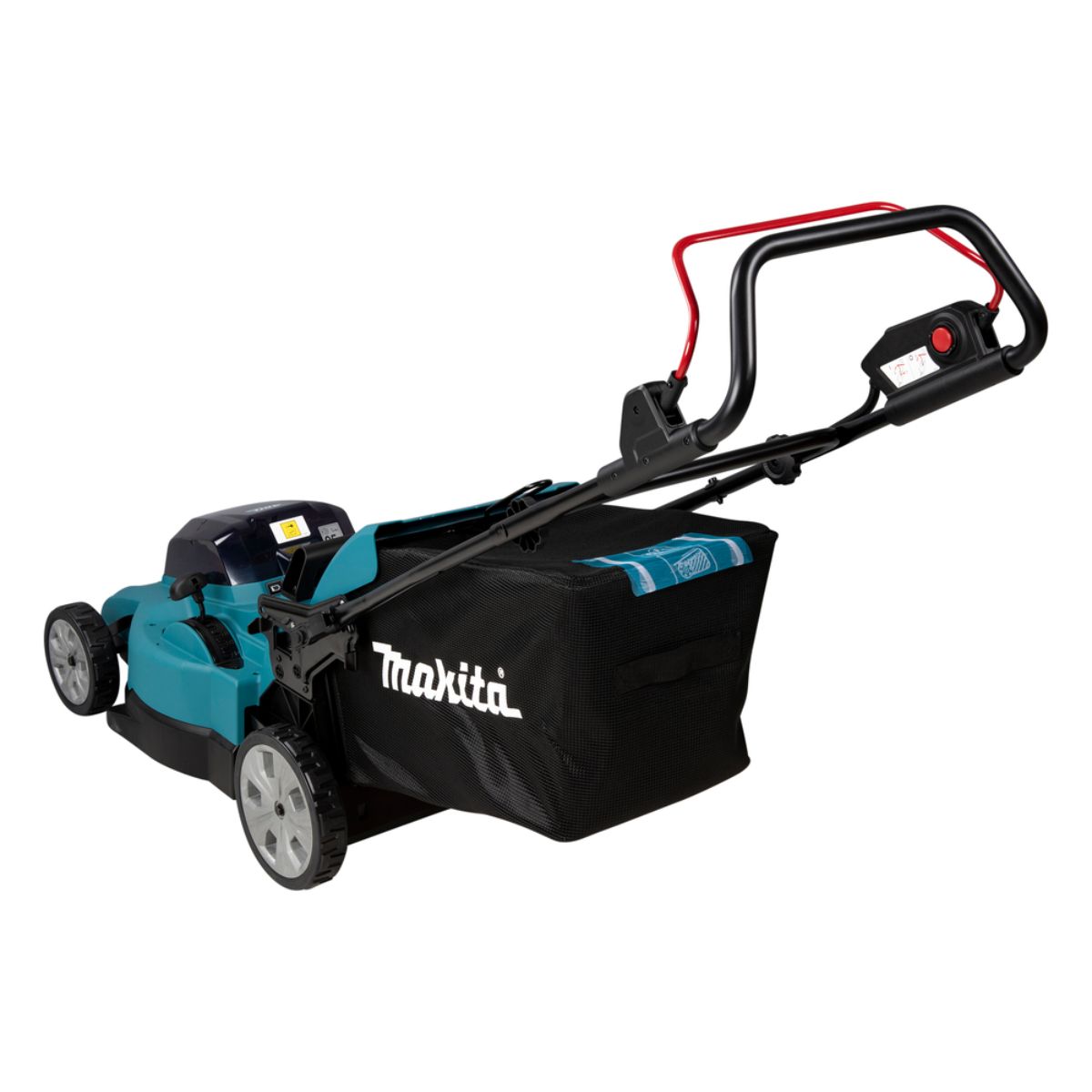 Makita Akku-Rasenmäher 2x18V / 5,0 Ah, 2 Akkus + Ladegerät DLM480PT2