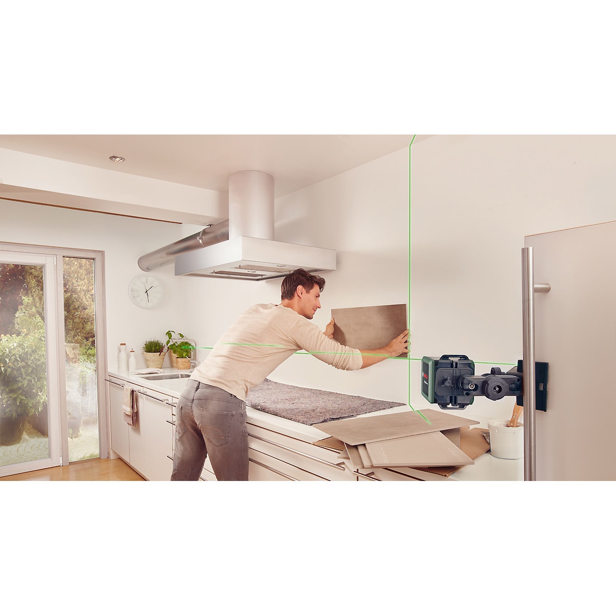 Bosch Kreuzlinien-Laser Quigo Green Set