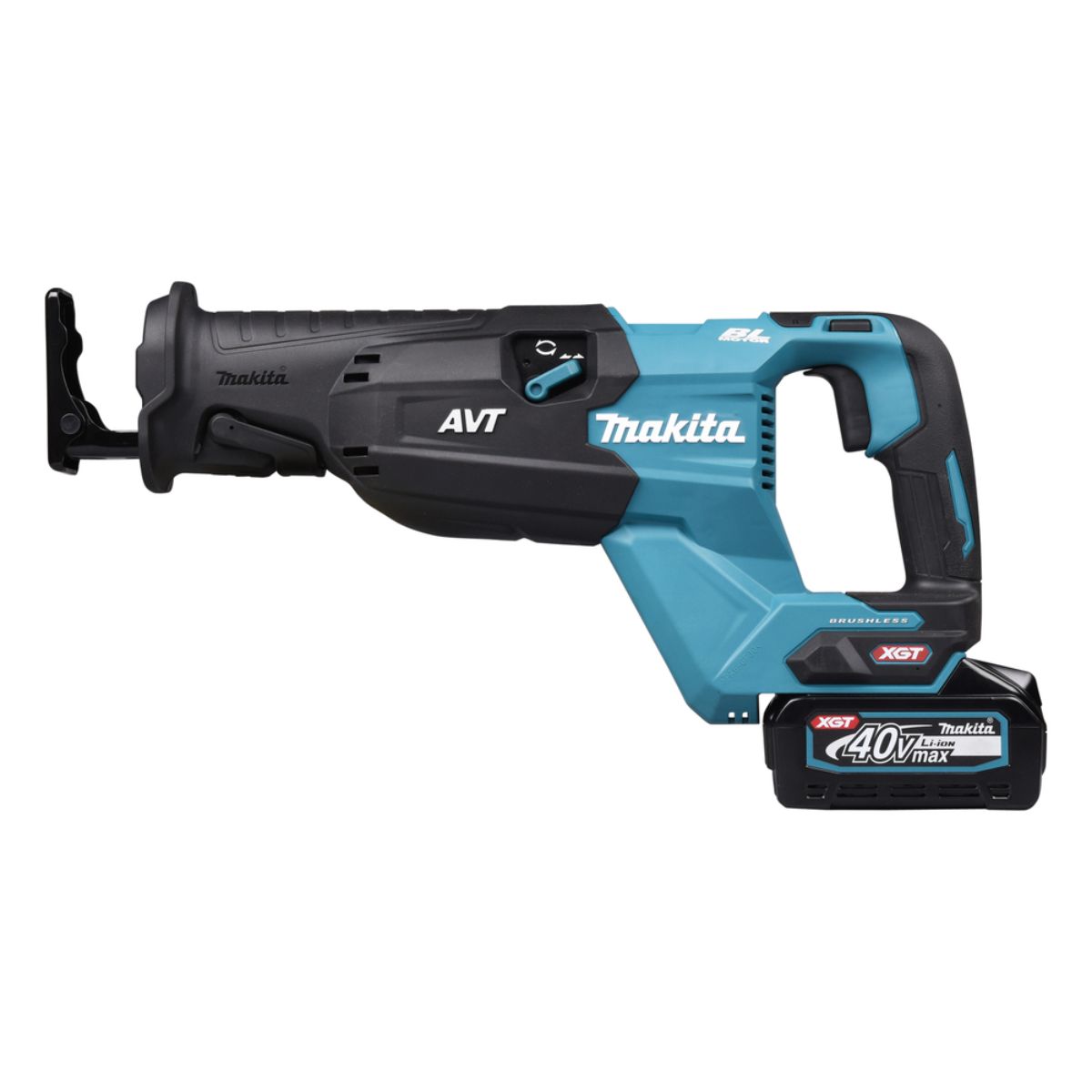 Makita Akku-Reciprosäge XGT 40V max. / 4,0 Ah, 2 Akkus + Ladegerät im Transportkoffer JR002GM201