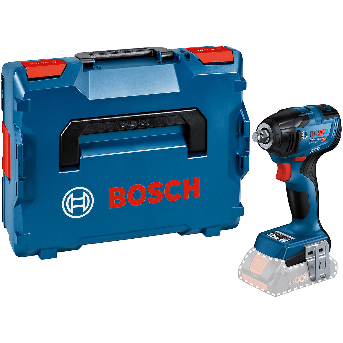 Bosch Akku-Drehschlagschrauber GDS 18V-210 C in L-BOXX