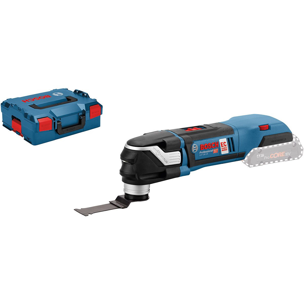 Bosch Akku-Multi-Cutter GOP 18V-28, Solo Version, L-BOXX