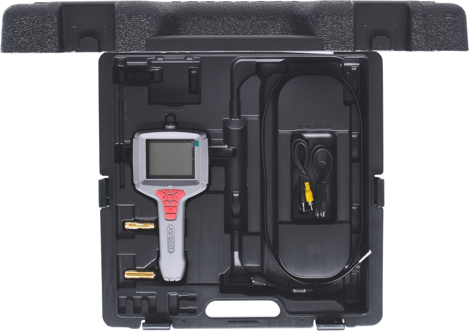 KS Tools ULTIMATEvision MASTER Videoskop-Satz,6-tlg,halbstarr 1m,Ø3,9mm