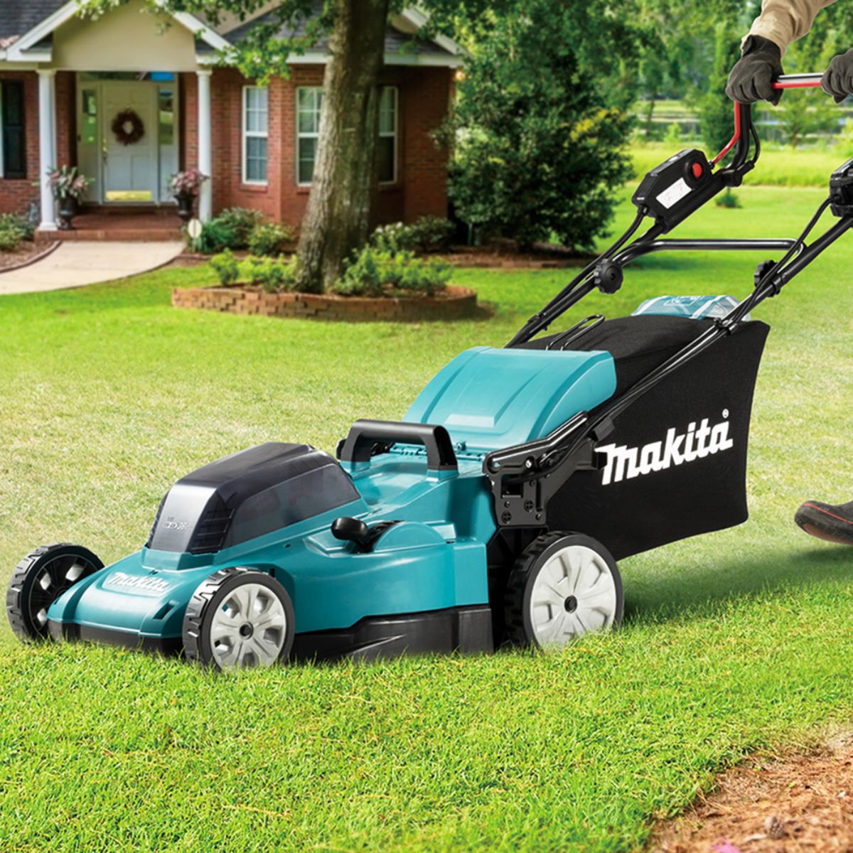 Makita Akku-Rasenmäher 2x18V (ohne Akku, ohne Ladegerät) DLM481Z