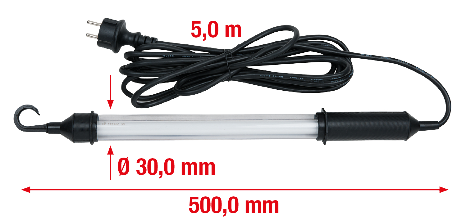 KS Tools Profi-Werkstatt-Stabhandlampe 8 Watt