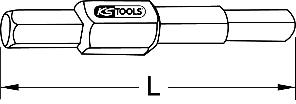 KS Tools Stufenschlüssel 4-stufig, 100mm