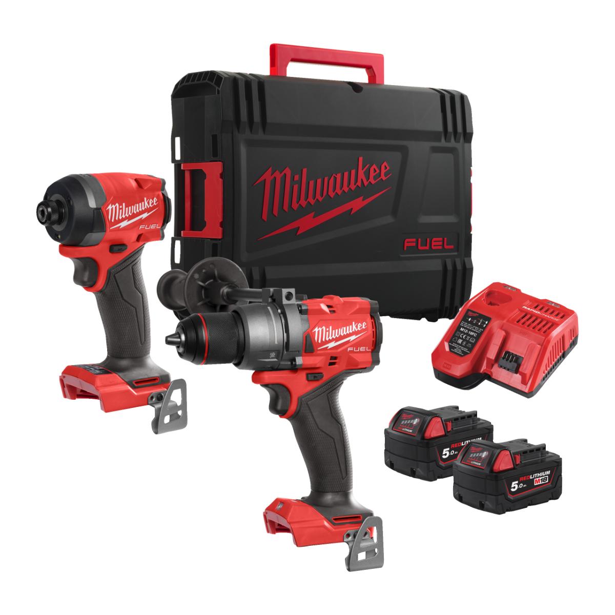 Milwaukee M18 Set M18 FPP2A3 (Akku-Schlagbohrschrauber & 1/4 Zoll HEX Akku-Schlagschrauber)