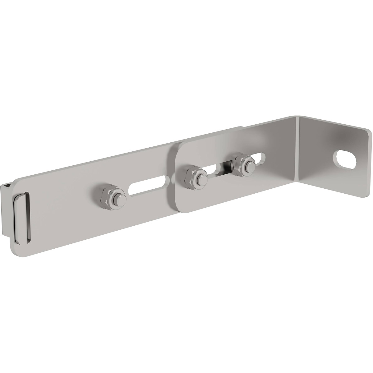 Munk Wandhalter m. Klemmbügel, verstellbar 215-275mm, Edelstahl