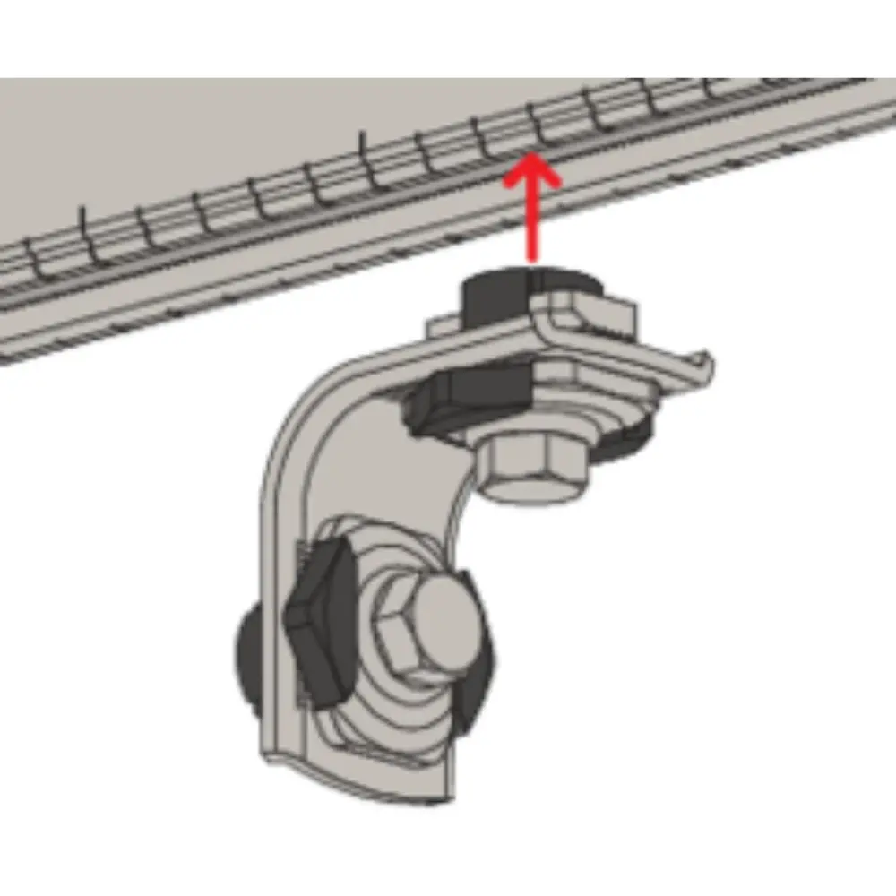 Fischer Montagewinkel MW Clix 90° vormontiert