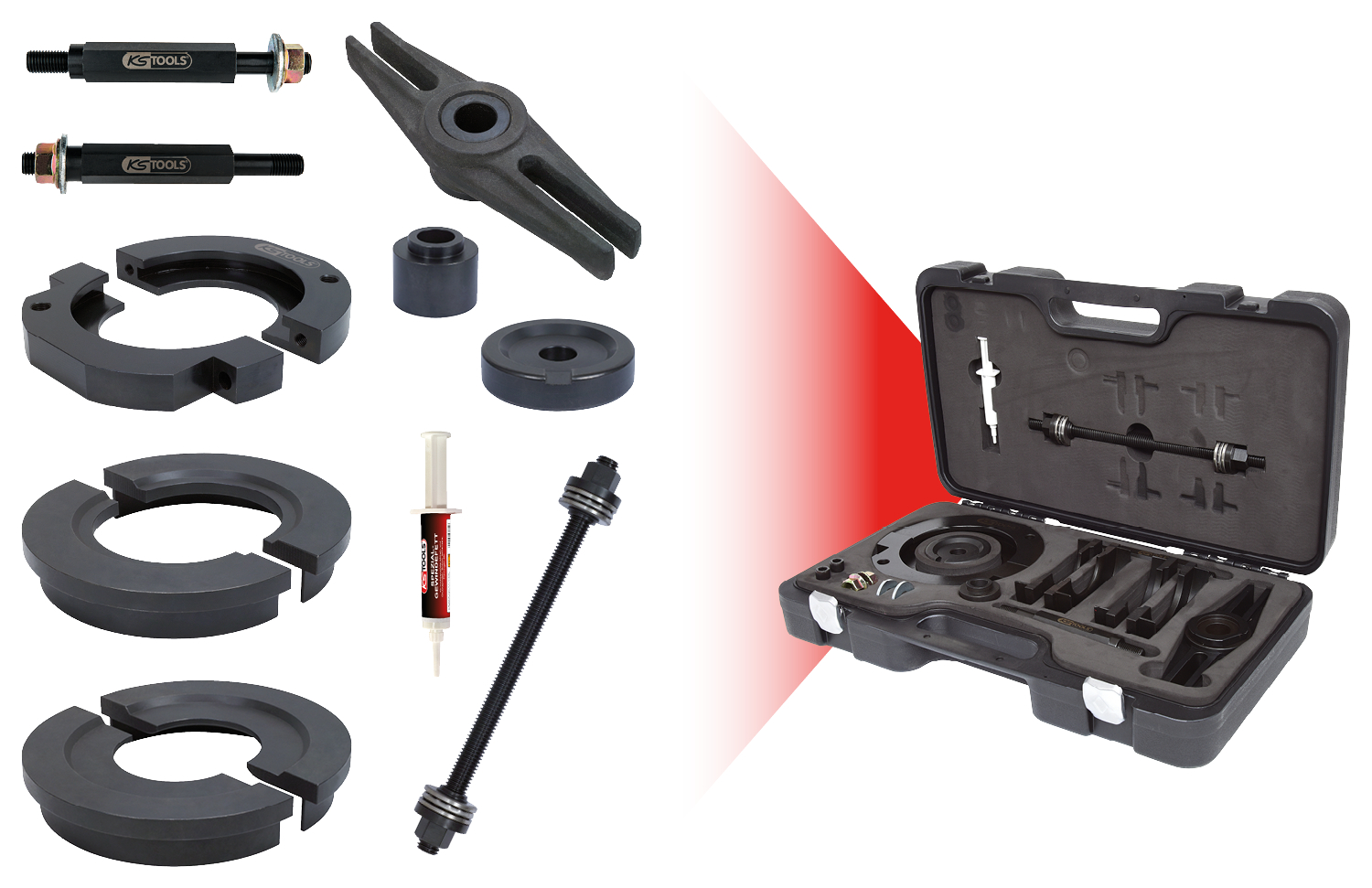 KS Tools T-5 Radlagerwerkzeugsatz