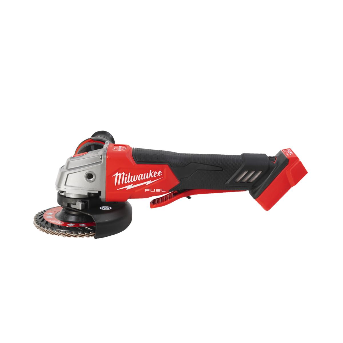 Milwaukee FUEL Einstellbarer Akku-Sicherheits-Winkelschleifer m. Bremse M18 FSAGV125XPDB-0X