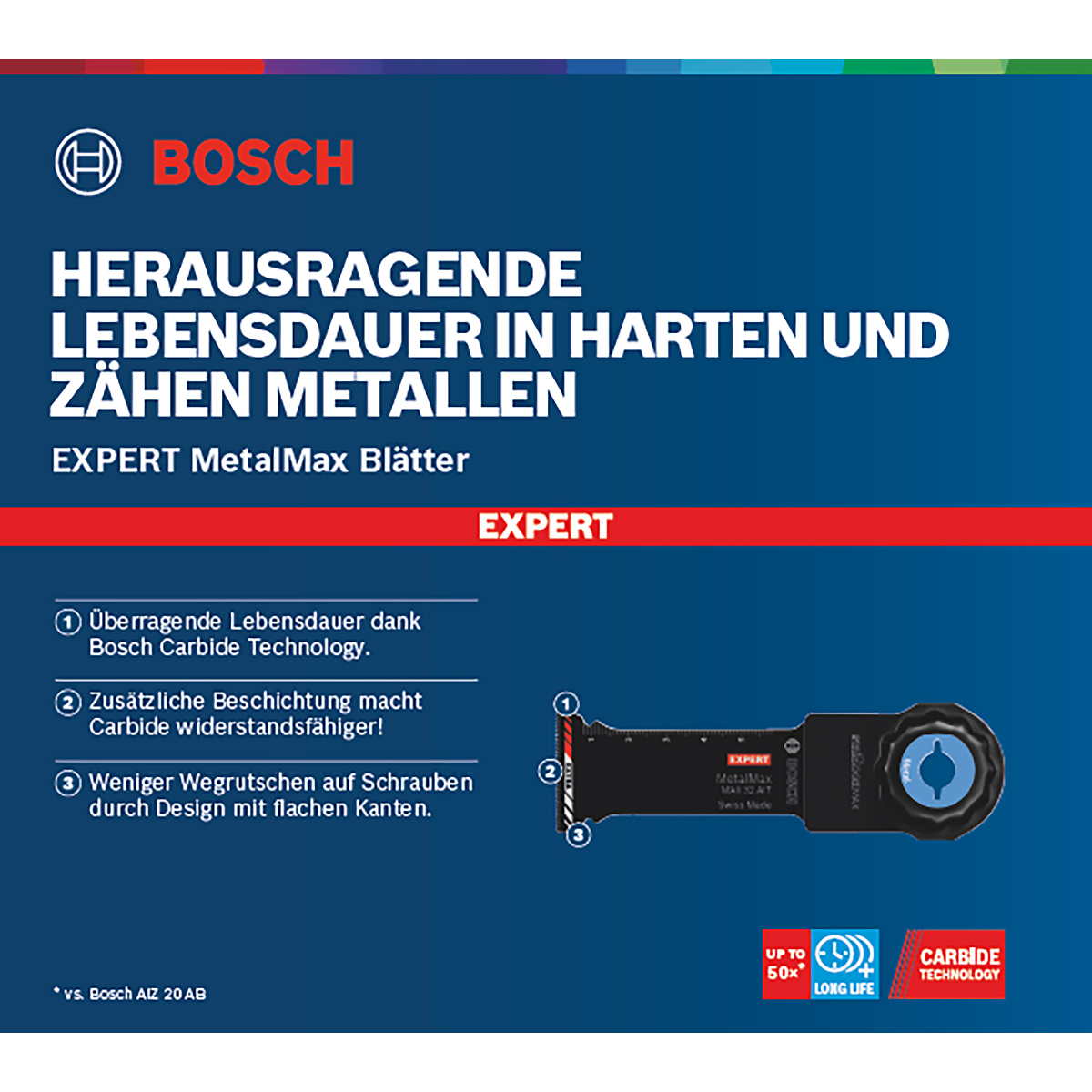 Bosch EXPERT Tauchsägeblatt Metal MAII32AIT 1St EXP
