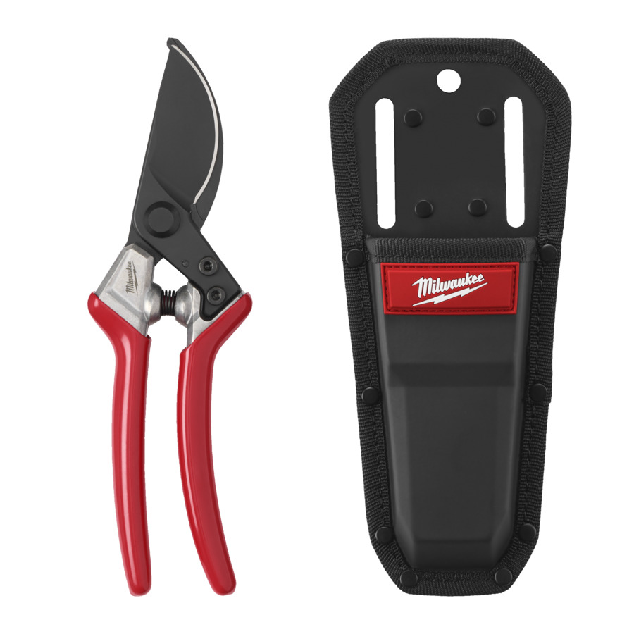 Milwaukee Bypass Gartenschere 25mm mit Holster