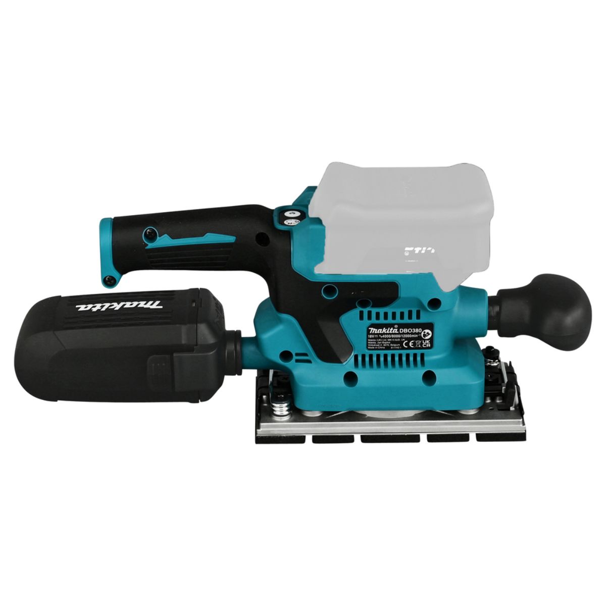Makita Akku-Schwingschleifer 18V (ohne Akku, ohne Ladegerät) DBO380Z