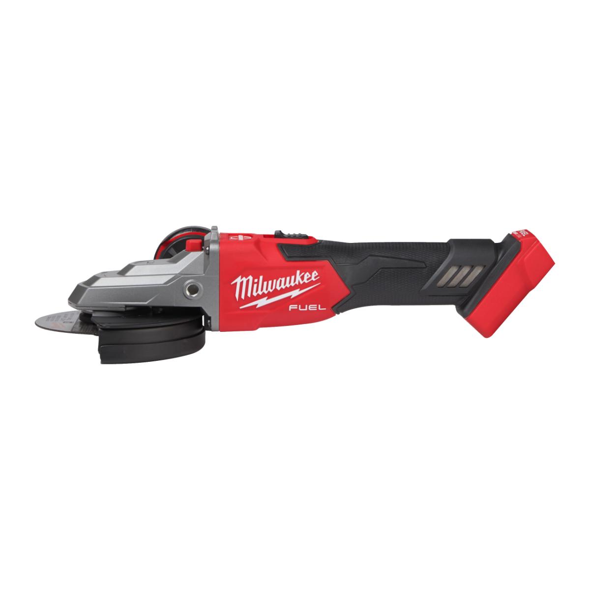 Milwaukee FUEL Akku-Flachkopf-Winkelschleifer mit Bremse M18 FSAGF125XB-0X