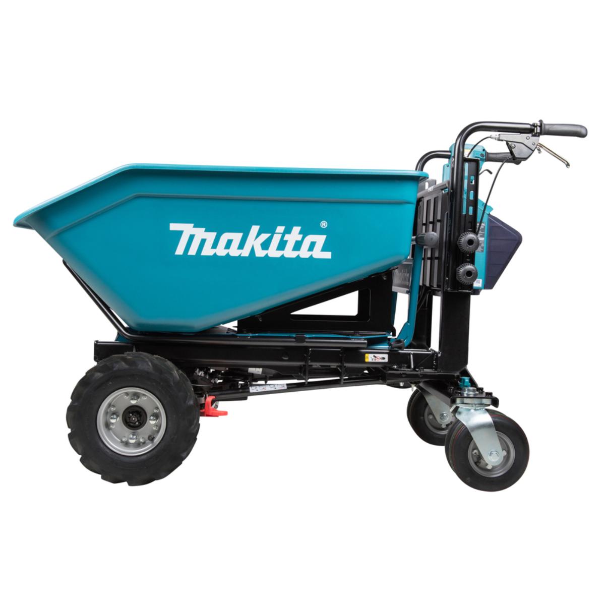 Makita Akku-Schubkarre 2x18V - 300 kg - 0-1,5/3,5 km/h - DCU602Z