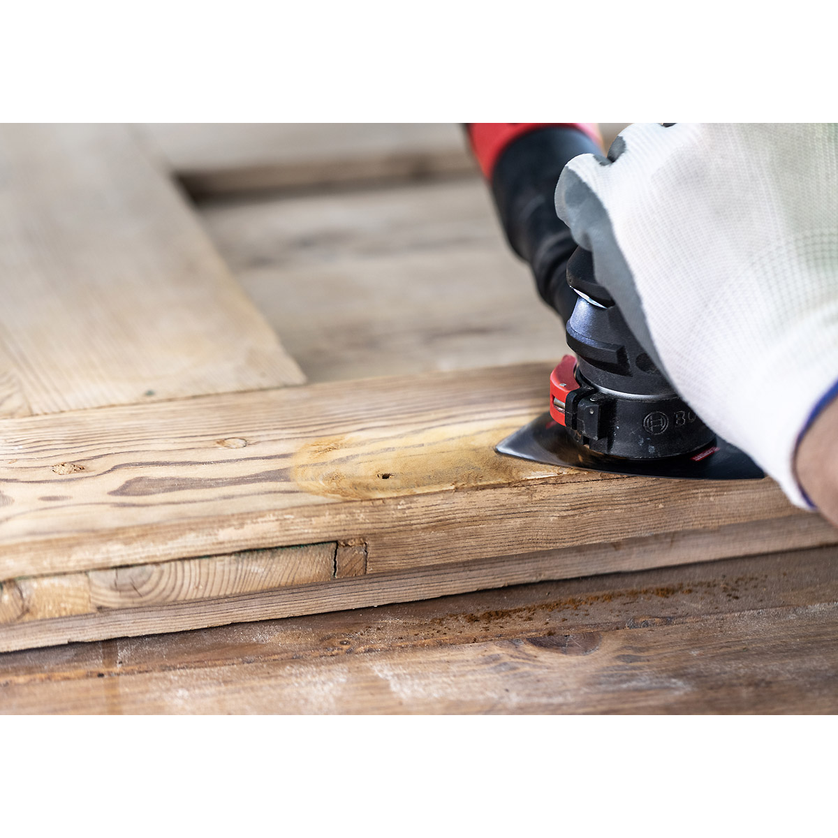 Bosch EXPERT Schleifplatte AVZ 90 RT10 Blatt für Multifunktionswerkzeuge