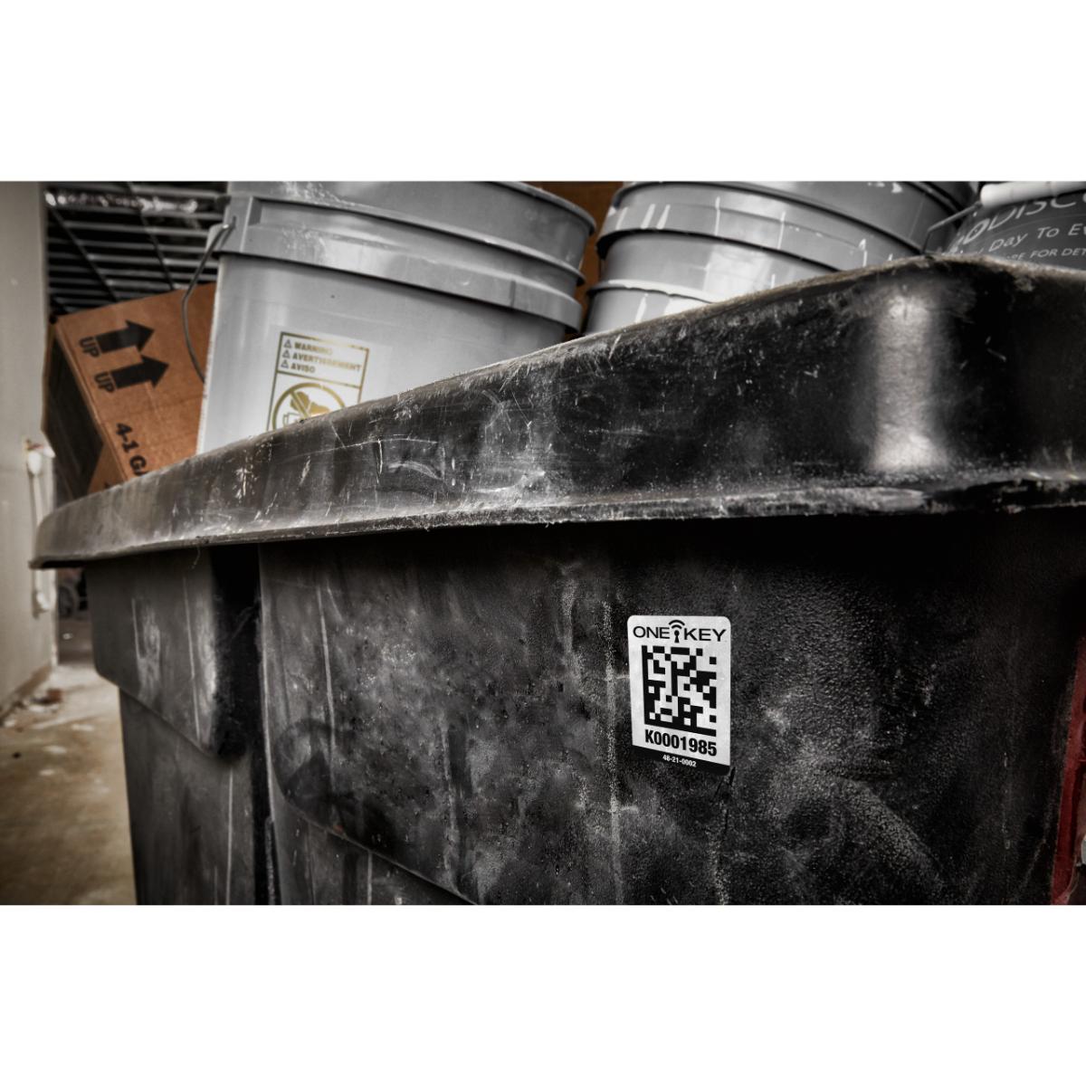 Milwaukee AIDT QR-Code Sticker für Plastik-Oberfläche