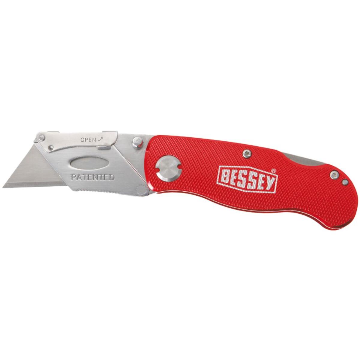 BESSEY Cuttermesser mit Aluminiumgriff