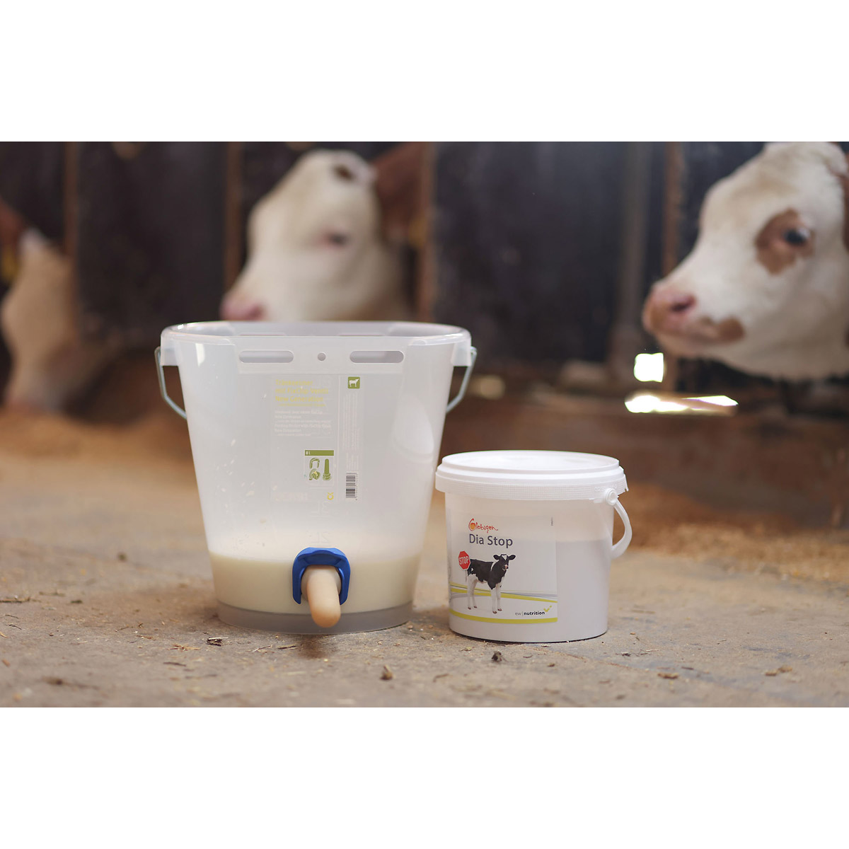 Kerbl Tränkeeimer mit Ventil FixClip New Generation 8l