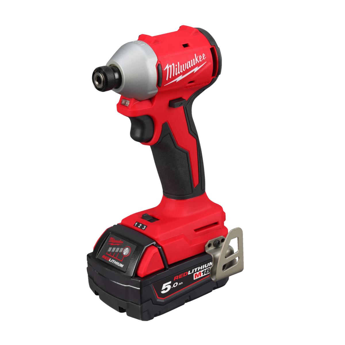 Milwaukee M18 bürstenloser Akku - Schlagschrauber 1/4", M18BLIDR - 502X, M18BLIDR - 502X