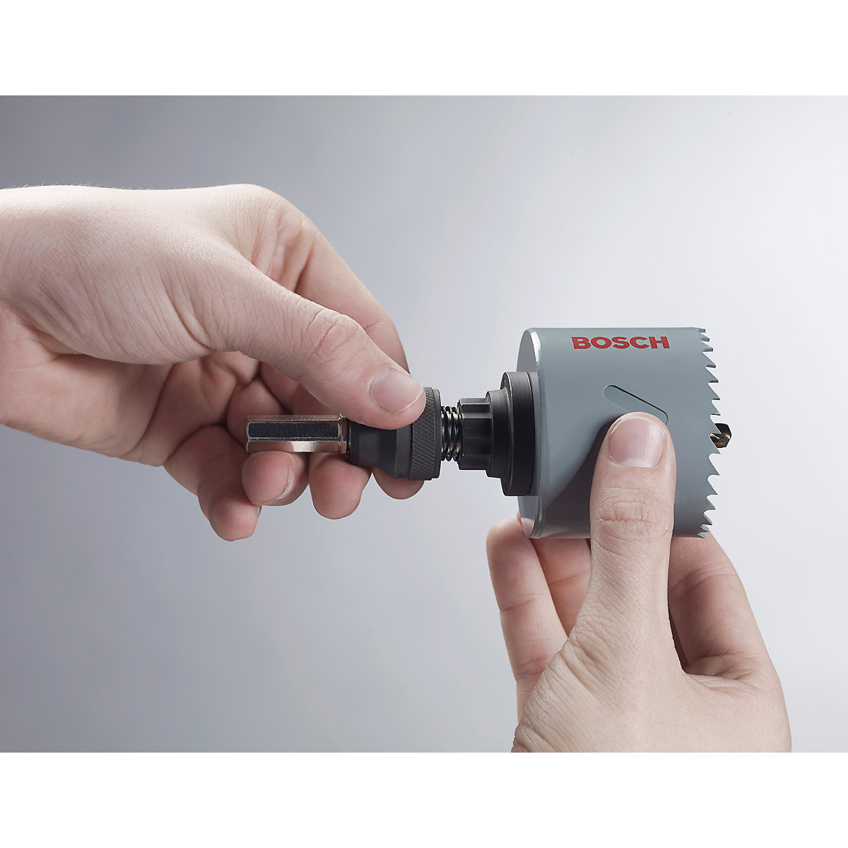 Bosch EXPERT Power Change Plus Umrüst-Set,HEX Schaft 11mm,HSS-G, 7,15x45x85mm,2 Adaptermuttern, 4-teiliges Set