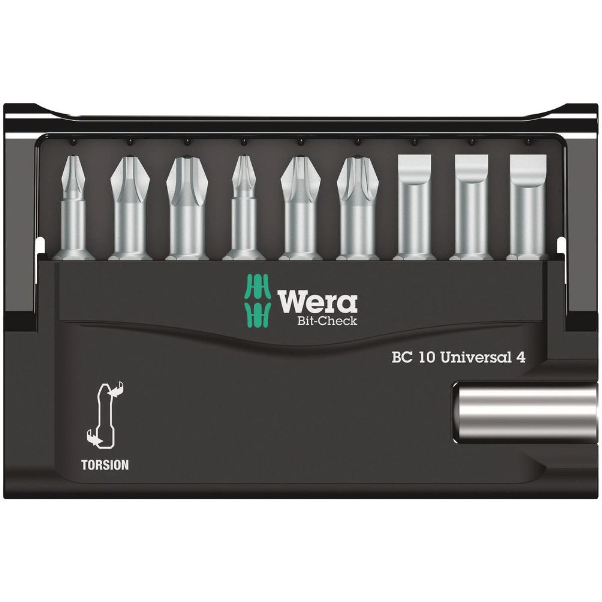 Wera Bit-Check 10 Universal 4, 10-teilig