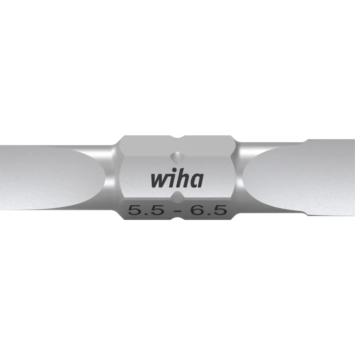 Wiha Bit Set Doppelbit Schlitz (5,5/6,5) 10-teiliges Set in Box