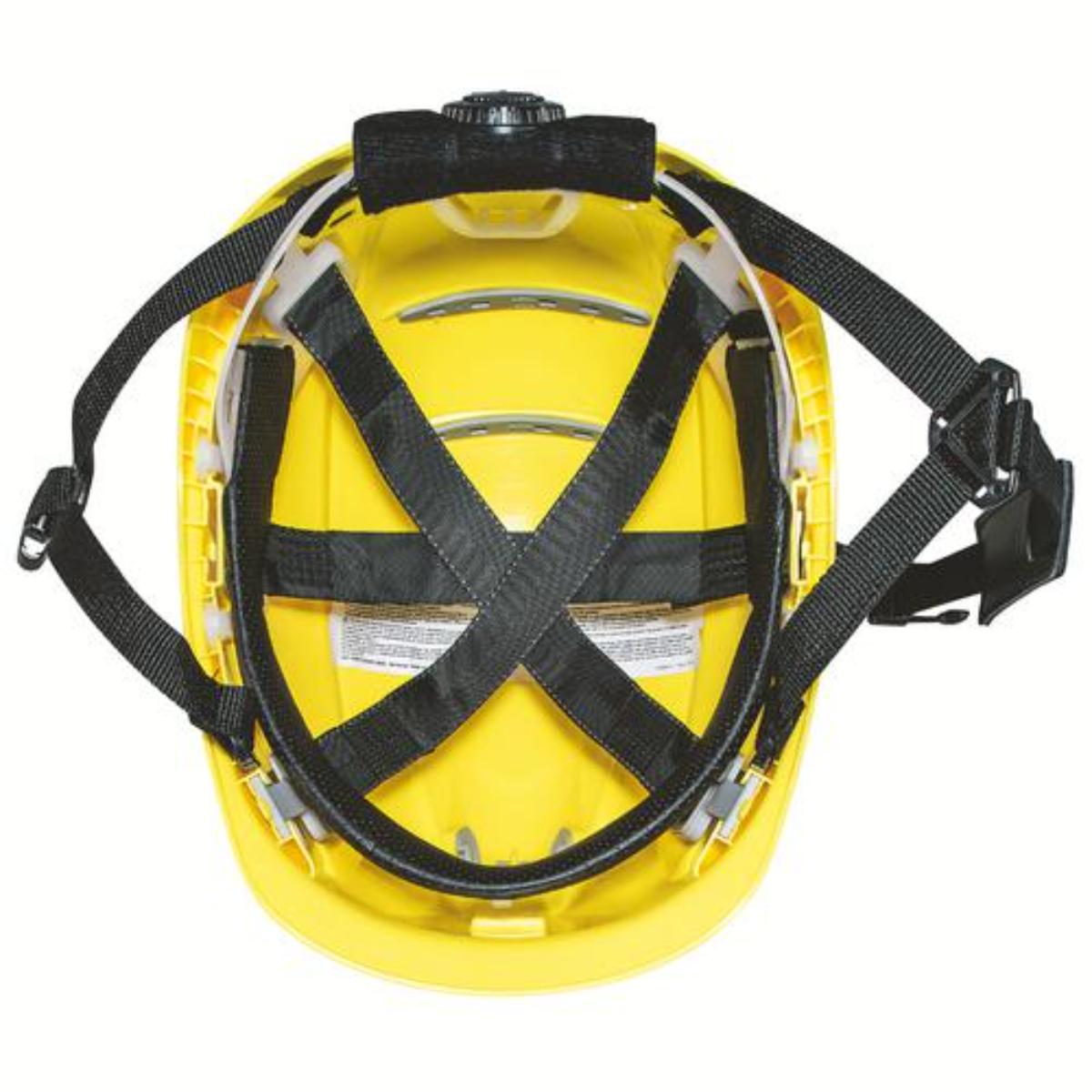 uvex pheos S-KR Schutzhelm mit Kinnriemen (metallfrei) - OHNE Schutzbrille - mit Lüftung - mit Drehr