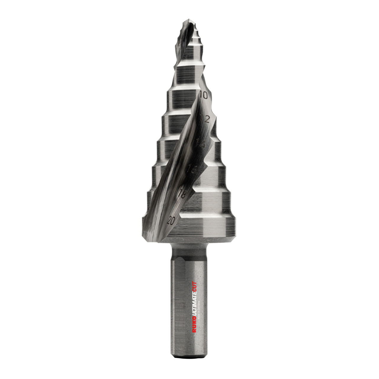 RUKO ULTIMATECUT Stufenbohrer-Satz HSS mit FLOWSTEP® Spitze - 3-tlg.