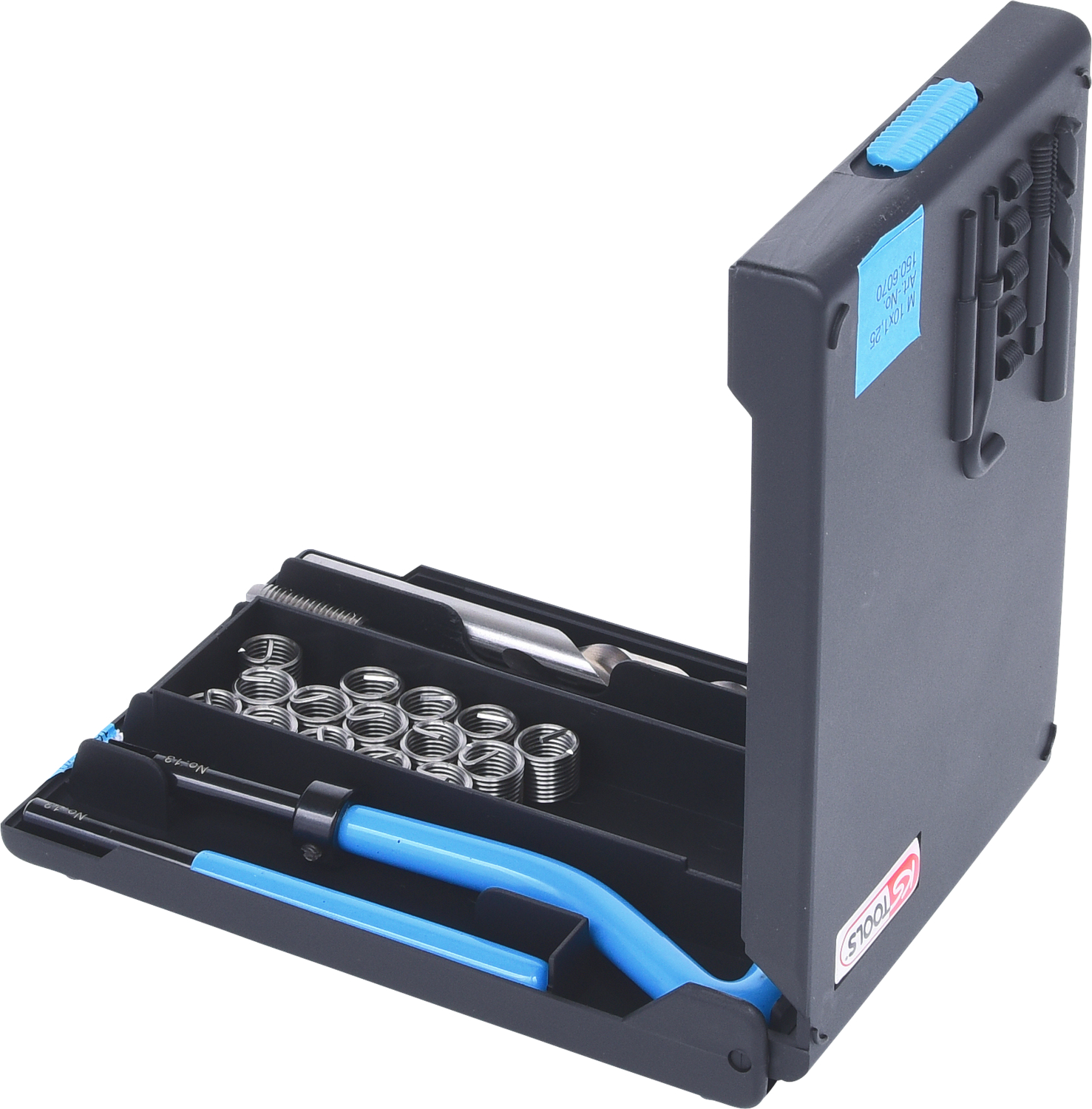 KS Tools Nirostahl Gewinde-Reparatur-Satz M10x1,25x13,8mm, 19-tlg