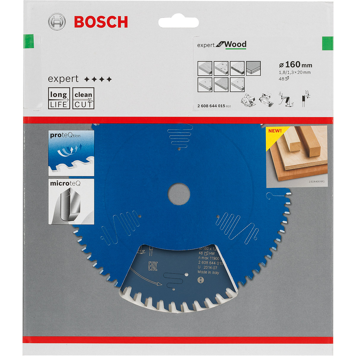 Bosch Kreissägeblatt Expert for Wood ø 160 mm